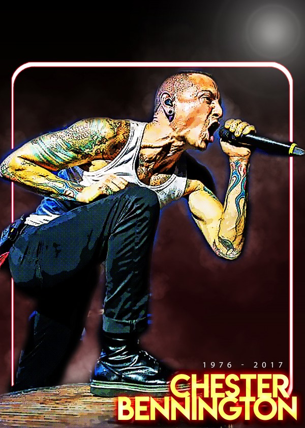 Chester Bennington Scream The Legends by Gunawan Rb